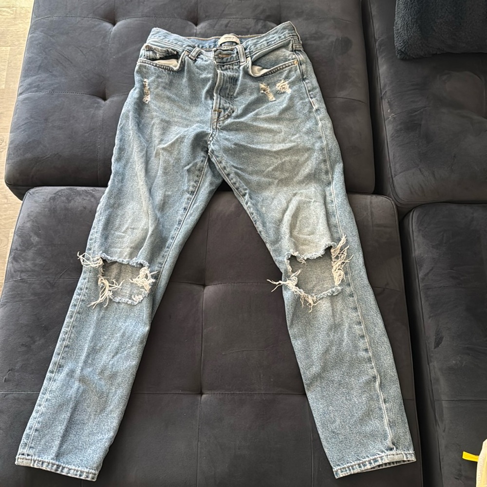 Forever 21 jeans with hole at the Knees